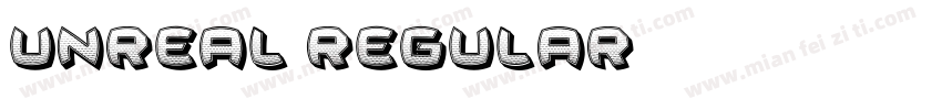Unreal Regular字体转换